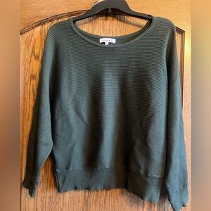 Hooked Up by IOT Forest Green Crew Neck Sweater